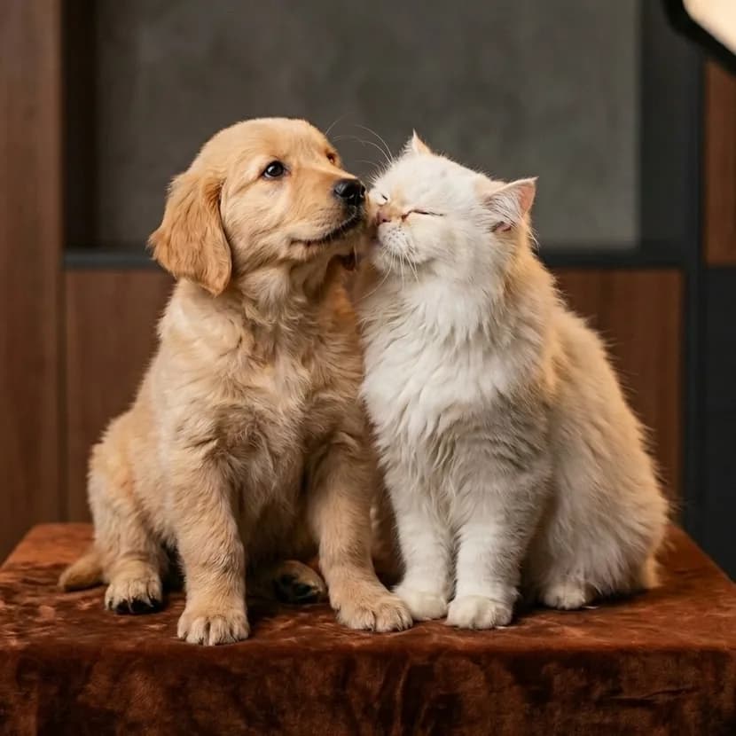 Premium bond between cats and dogs